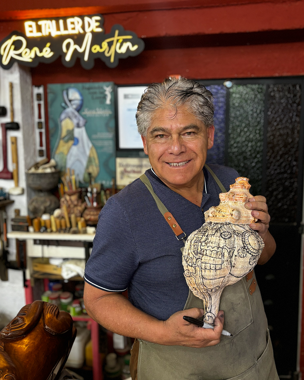Retrato de René Martín Flores